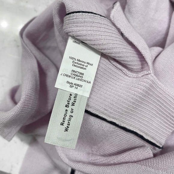 j. crew┆lavender wool sweater - Picture 2 of 2